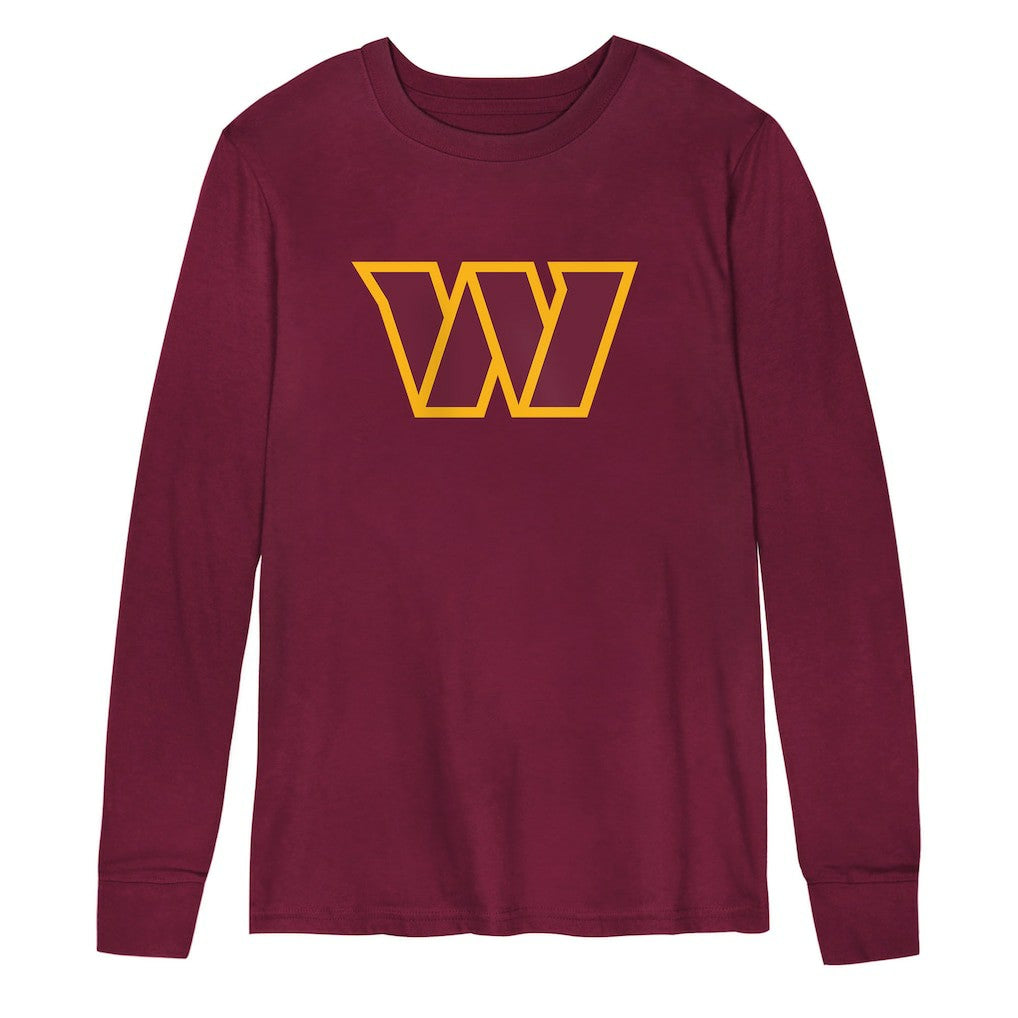 Washington Commanders  Preschool Primary Logo Long Sleeve T-Shirt