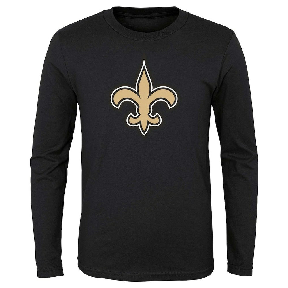 New Orleans Saints  Preschool Primary Logo Long Sleeve T-Shirt
