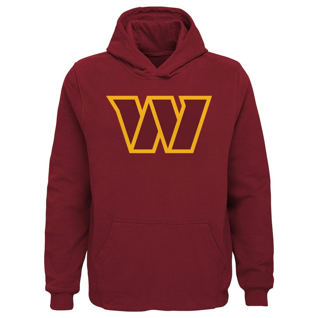 Washington Commanders  Youth Team Logo Pullover Hoodie