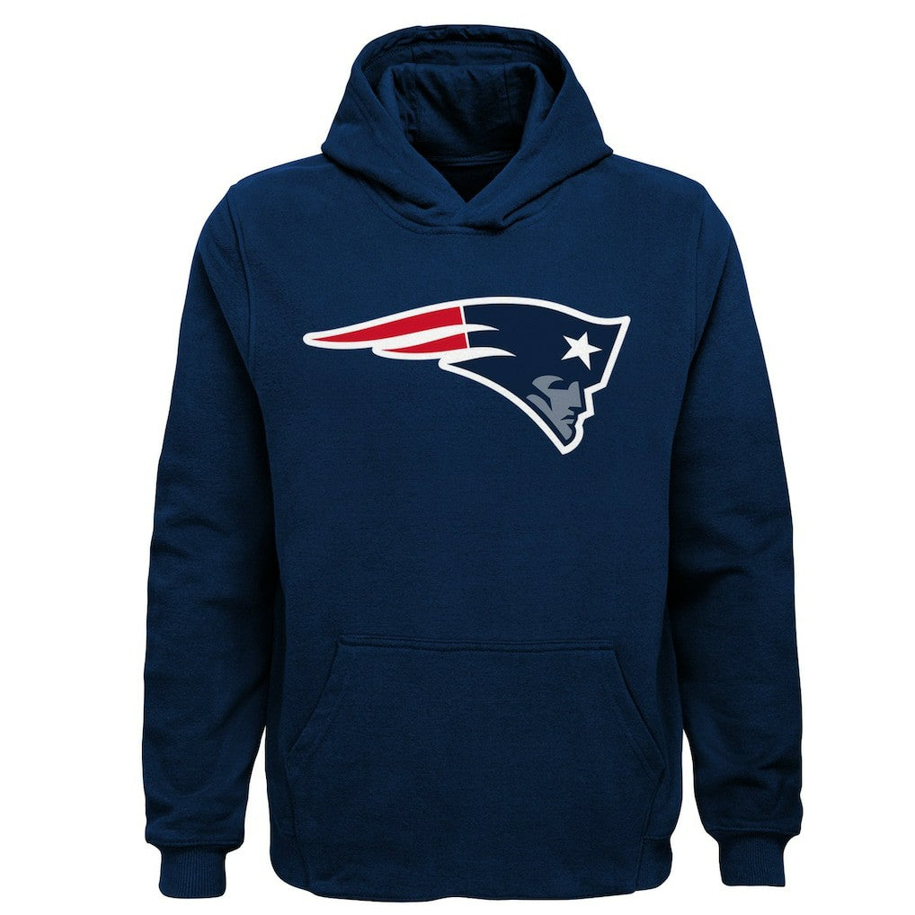 New England Patriots  Youth Team Logo Pullover Hoodie