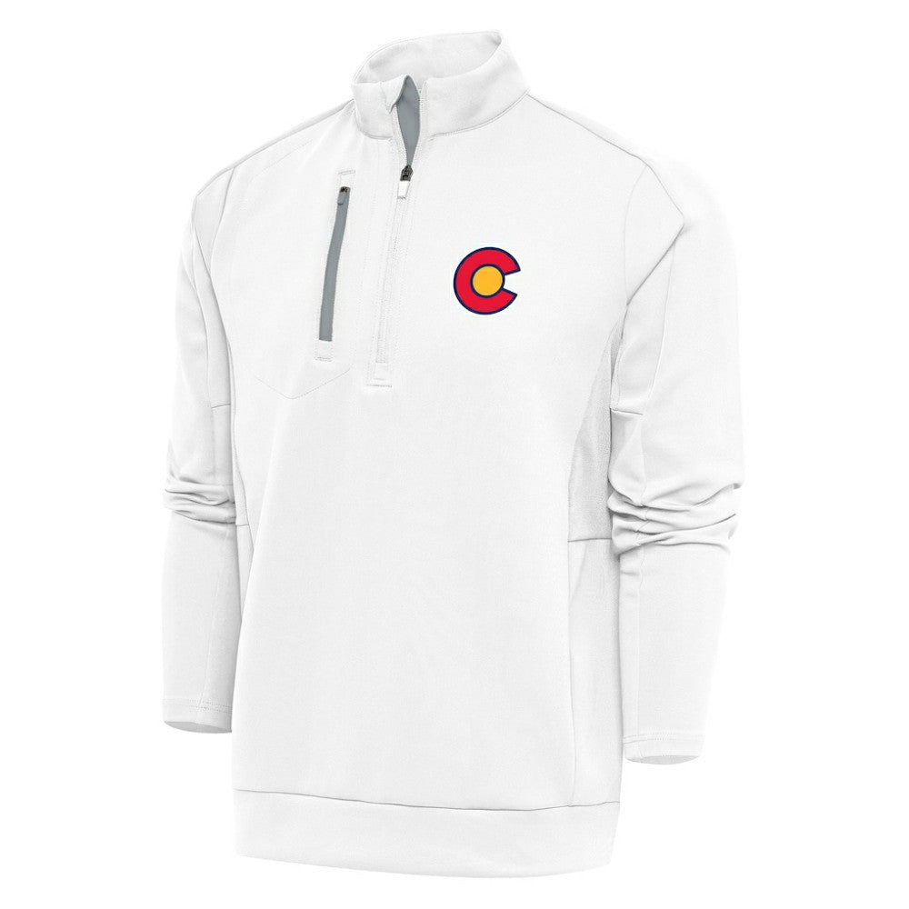 Colorado Avalanche Antigua Special Edition 2.0 Generation Quarter-Zip Pullover Top Outlet
