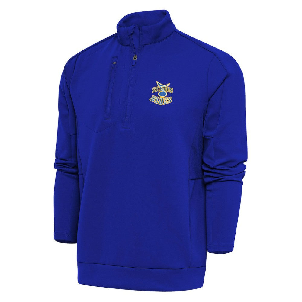 St. Louis Blues Antigua Special Edition 2.0 Generation Quarter-Zip Pullover Top On Sale