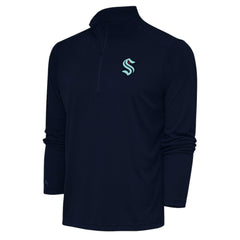 Seattle Kraken Antigua Special Edition 2.0 Tribute Quarter-Zip Pullover Top For Sale