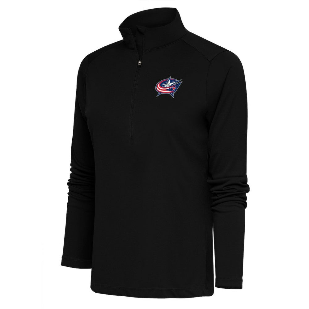 Columbus Blue Jackets Antigua Women's Special Edition 2.0 Tribute Quarter-Zip Pullover Top For Sale