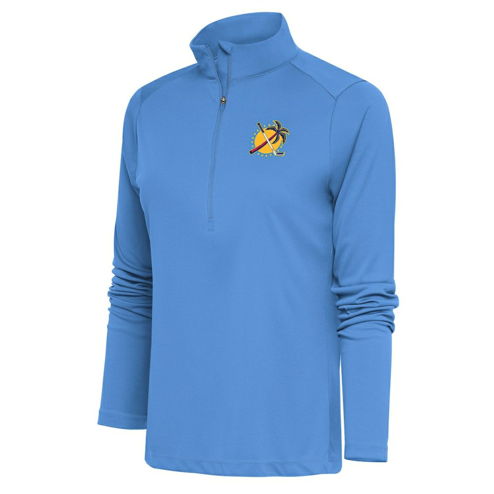 Florida Panthers Antigua Women's Special Edition 2.0 Tribute Quarter-Zip Pullover Top Sale