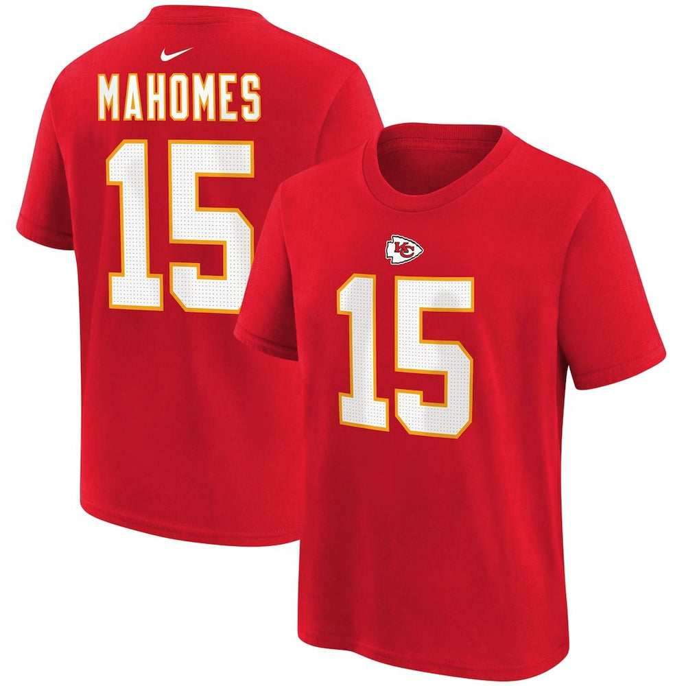 Kansas City Chiefs Nike Patrick Mahomes  Youth Player Name & Number T-Shirt