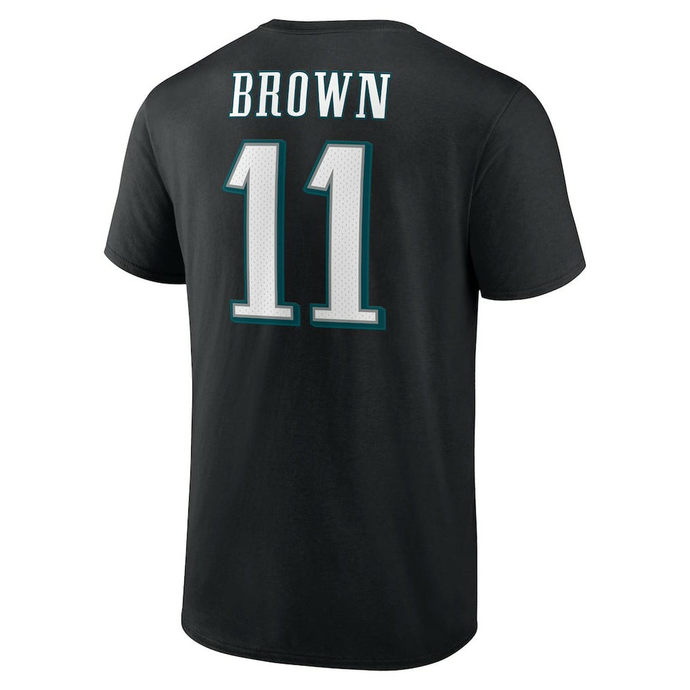 Philadelphia Eagles  A.J. Brown  Icon Player Name & Number T-Shirt