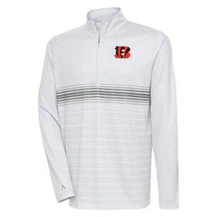 Cincinnati Bengals  Antigua Bullseye Quarter-Zip Pullover Top