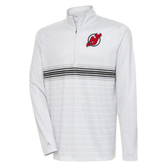 New Jersey Devils Antigua Bullseye Quarter-Zip Pullover Top Sale