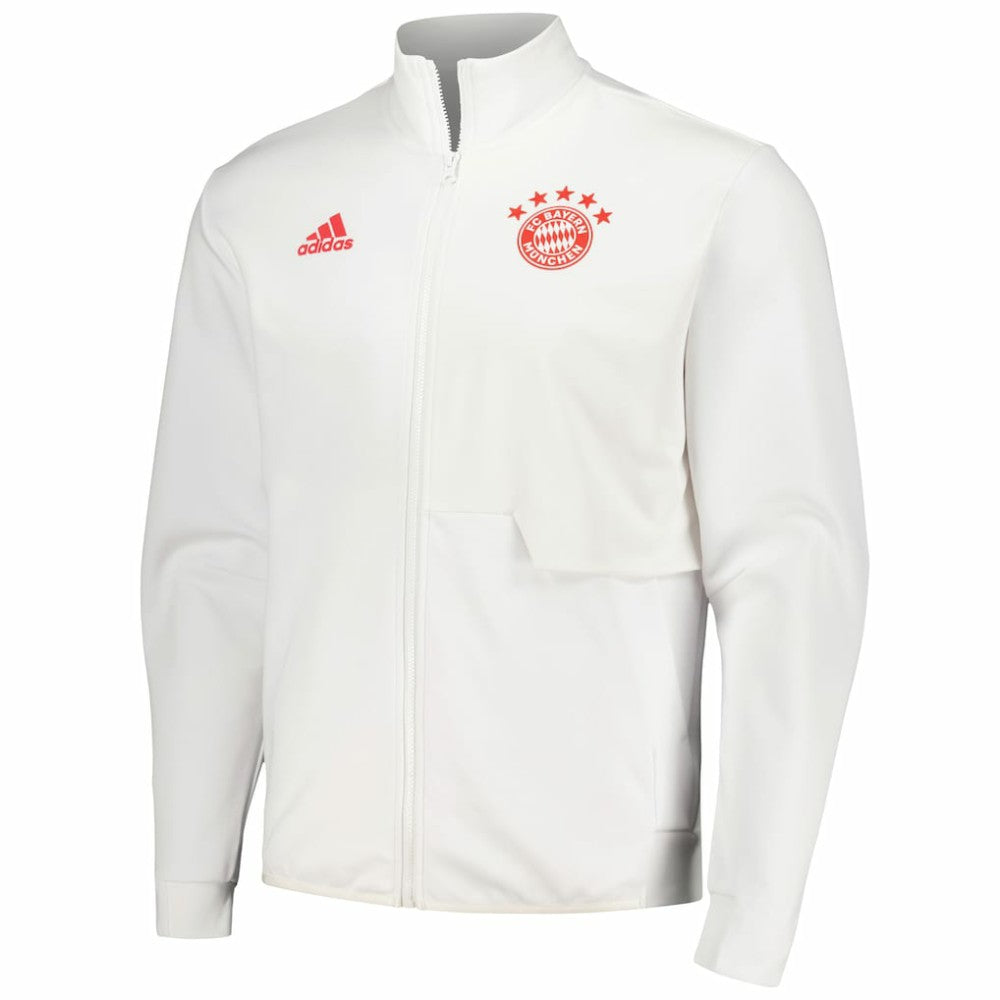 Bayern Munich 2023/24 Anthem Full-Zip Jacket White - Adidas