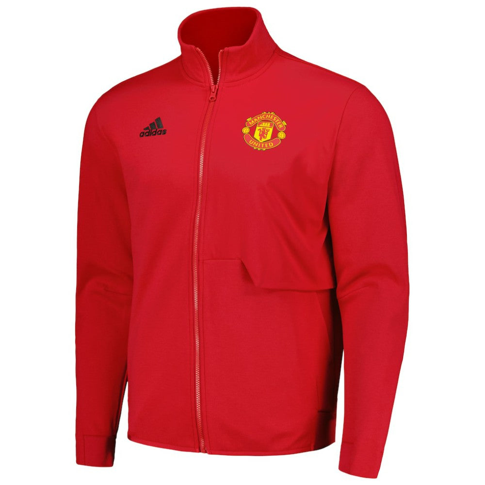 Manchester United 2023/24 Anthem Full-Zip Jacket Red - Adidas