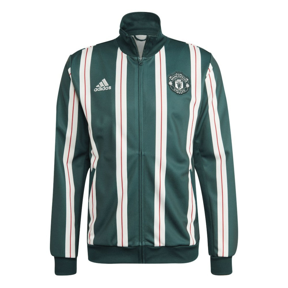 Manchester United Lifestyle Full-Zip Track Top Green - Adidas