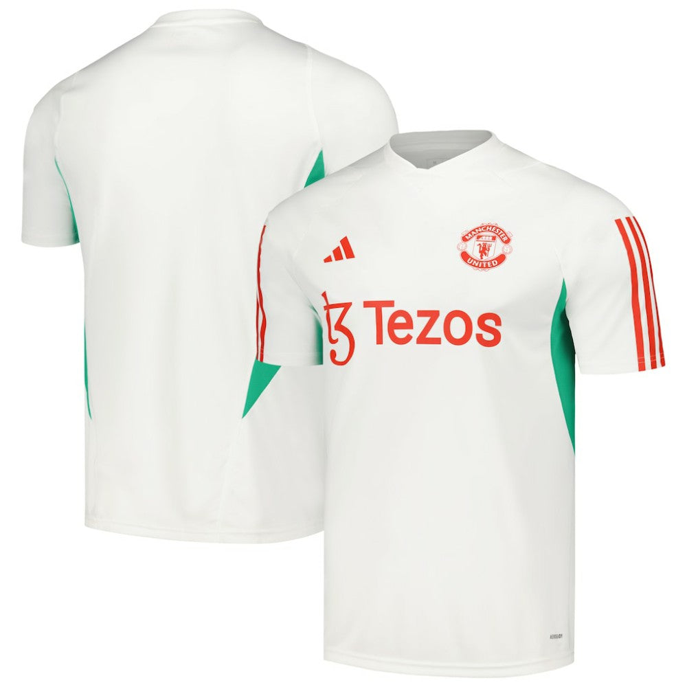 Manchester United 2023/24 Training Jersey White - Adidas