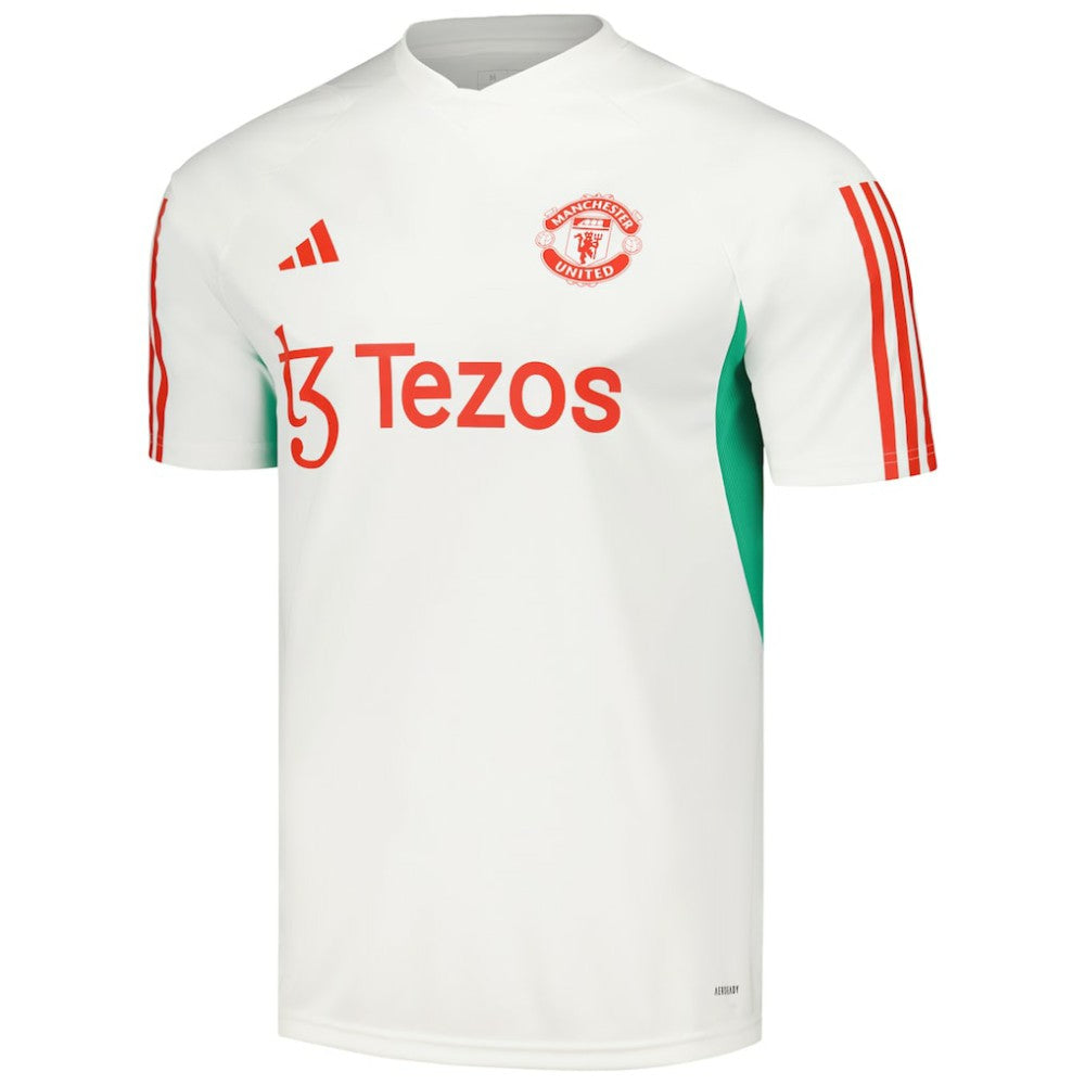 Manchester United 2023/24 Training Jersey White - Adidas