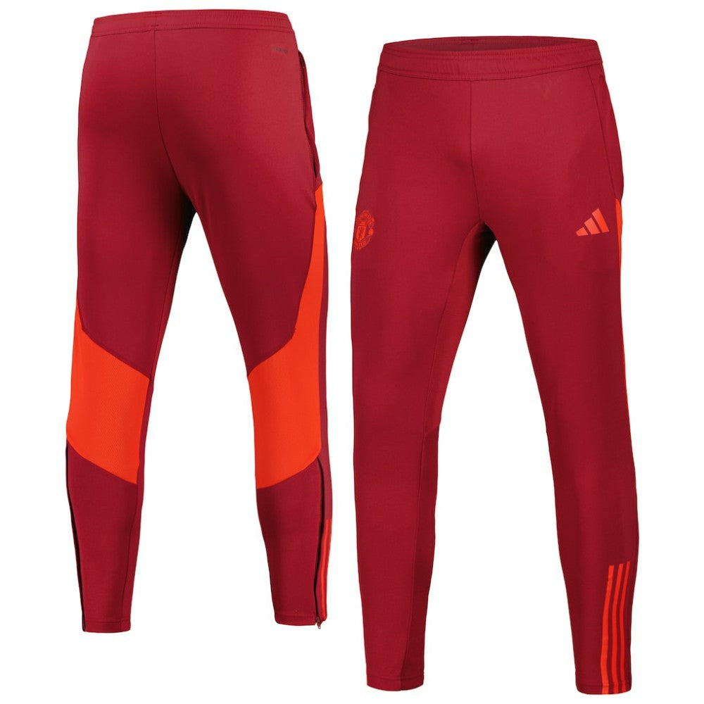 Manchester United 2023/24 AEROREADY Training Pants Red - Adidas