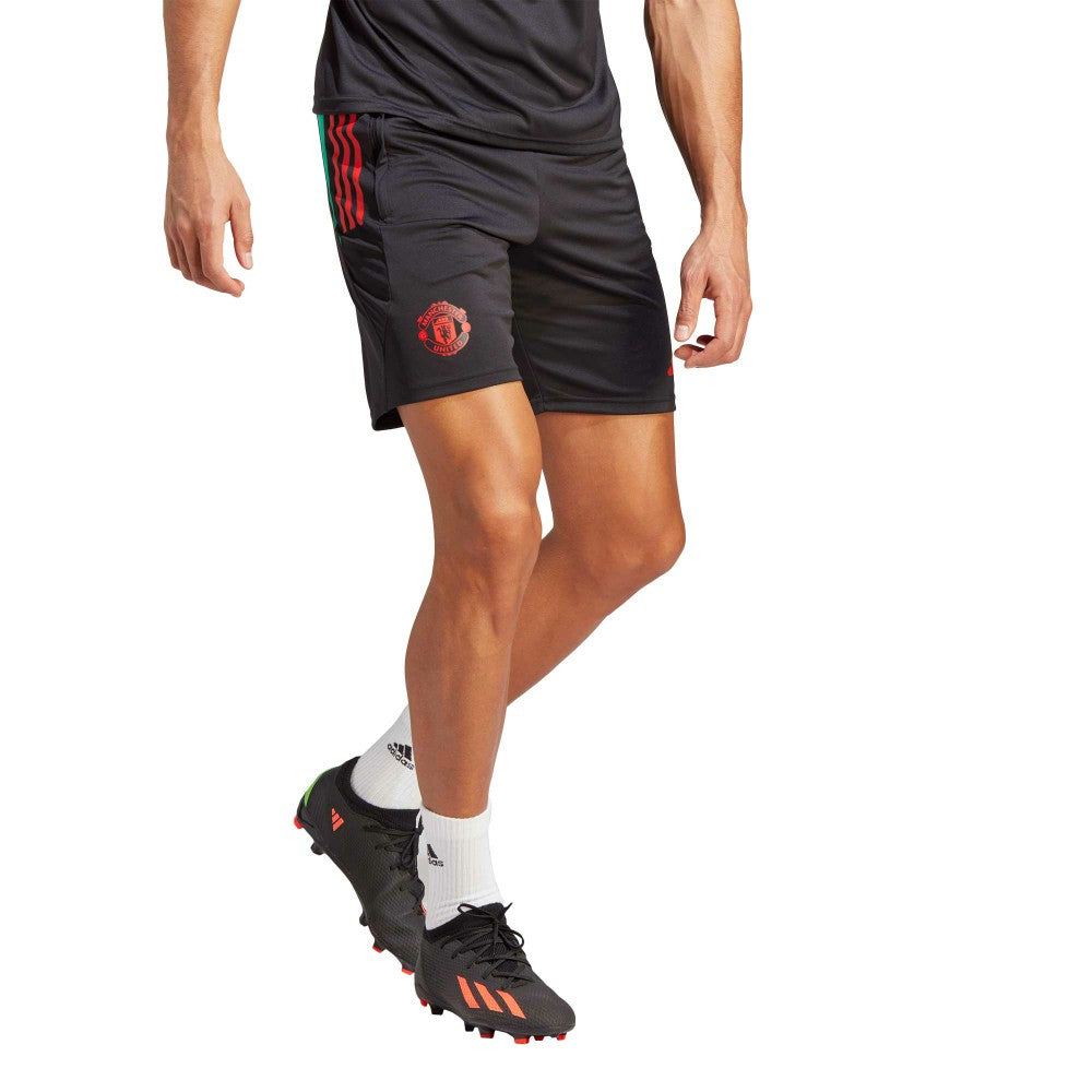 Manchester United 2023/24 Training AEROREADY Shorts Black - Adidas