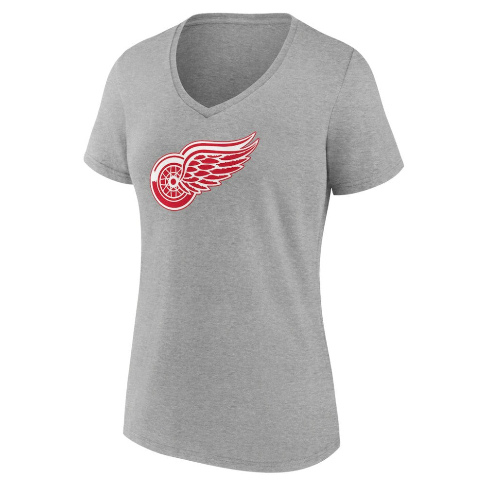 Detroit Red Wings Women's Primary Logo Team V-Neck T-Shirt Online