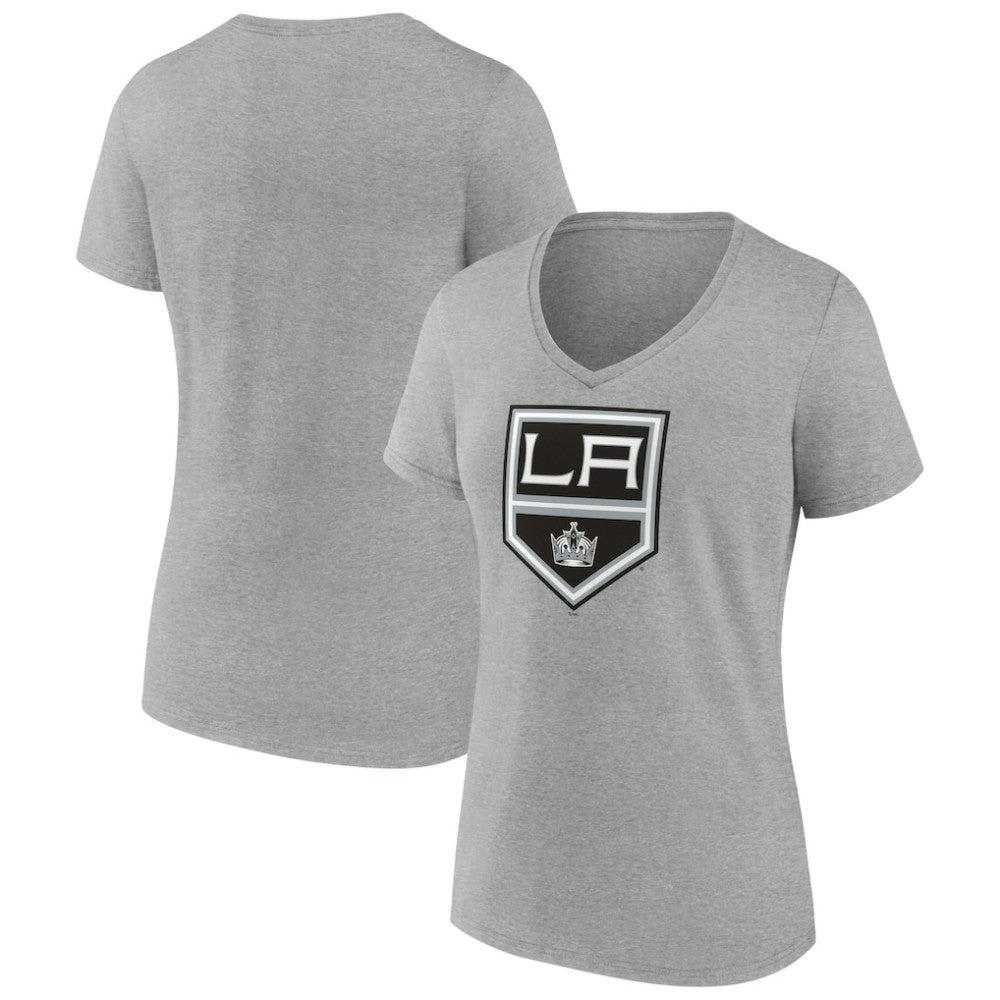 Los Angeles Kings Women's Primary Logo Team V-Neck T-Shirt Outlet