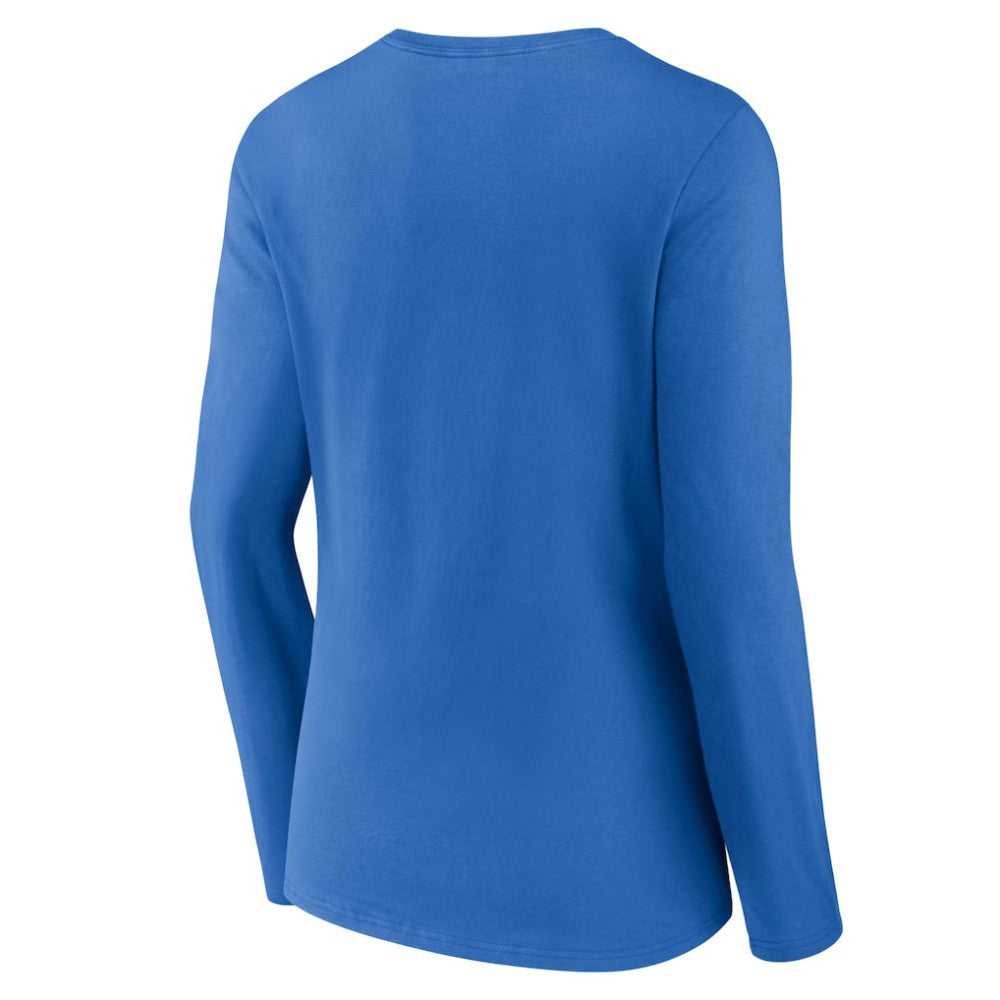 Winnipeg Jets Women's Primary Team Logo Long Sleeve V-Neck T-Shirt Outlet