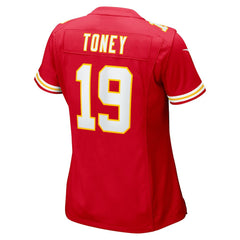 Kansas City Chiefs Nike Kadarius Toney  Women's Game Player Jersey