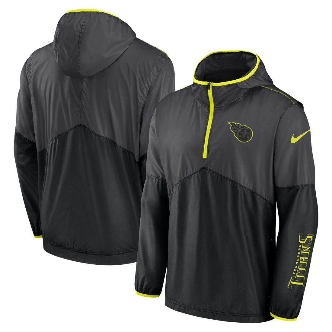 Tennessee Titans Nike Volt Hoodie Half-Zip Jacket