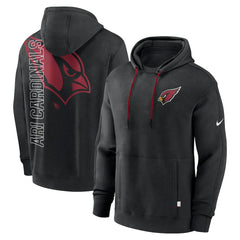 Arizona Cardinals Nike Layered Logo Statement Pullover Hoodie