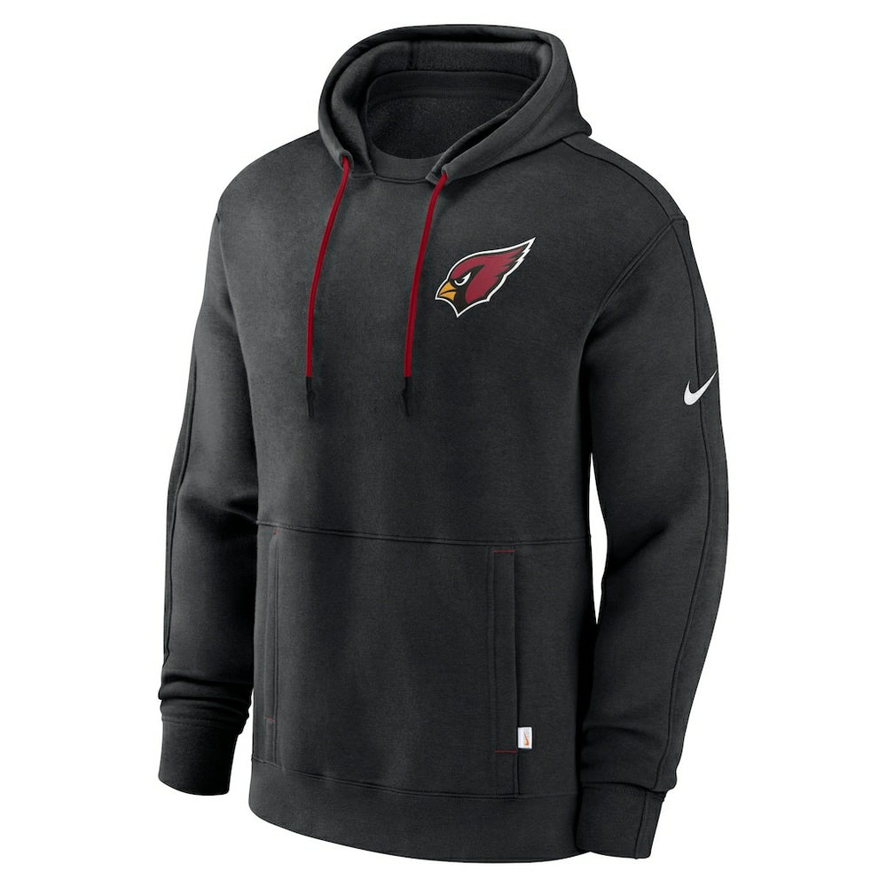 Arizona Cardinals Nike Layered Logo Statement Pullover Hoodie