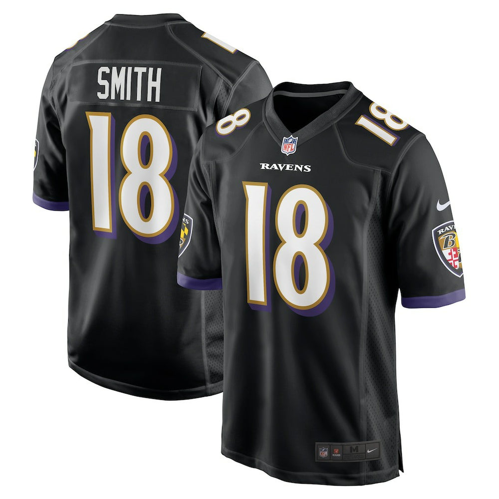 Baltimore Ravens Nike Roquan Smith  Alternate Game Jersey