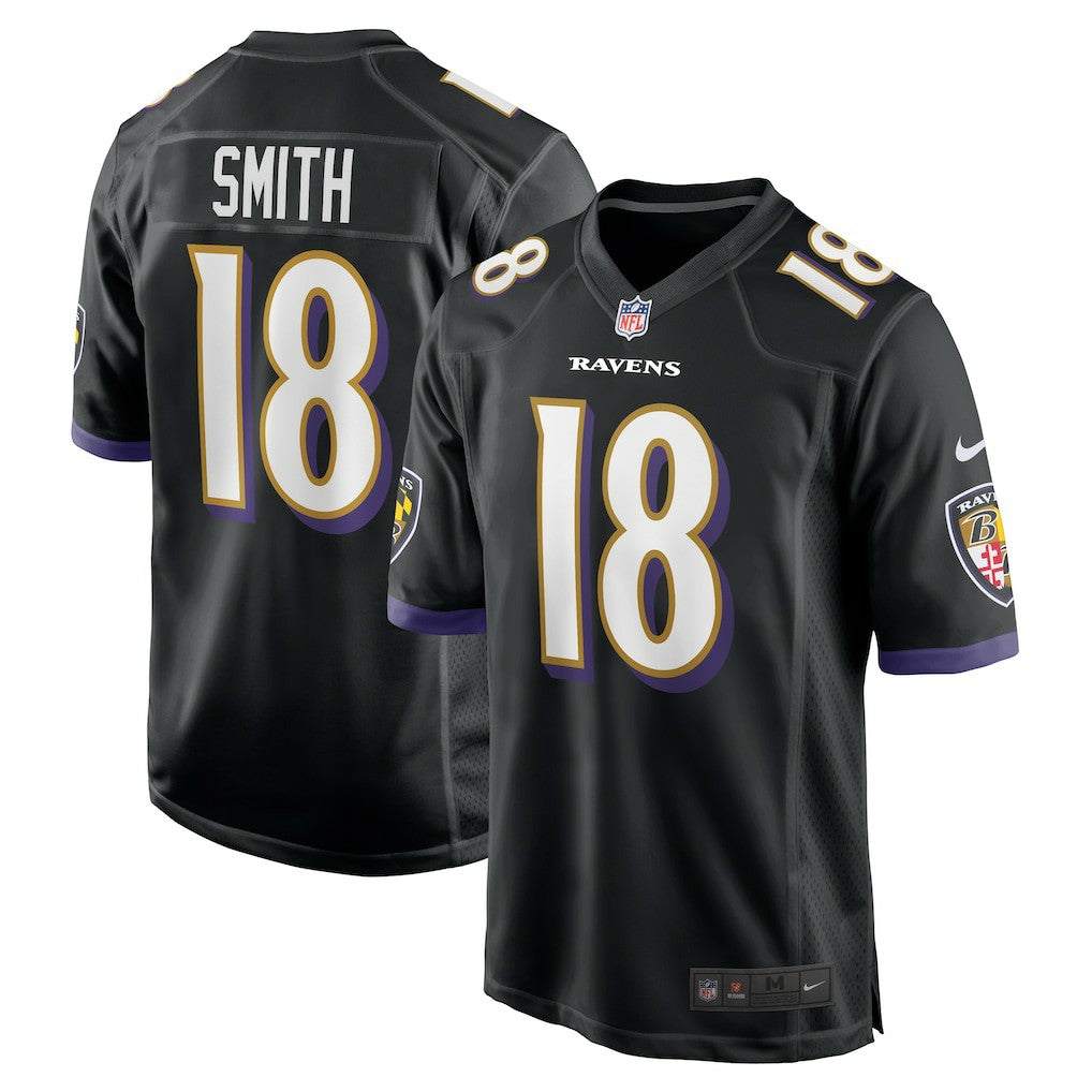 Baltimore Ravens Nike Roquan Smith  Alternate Game Jersey