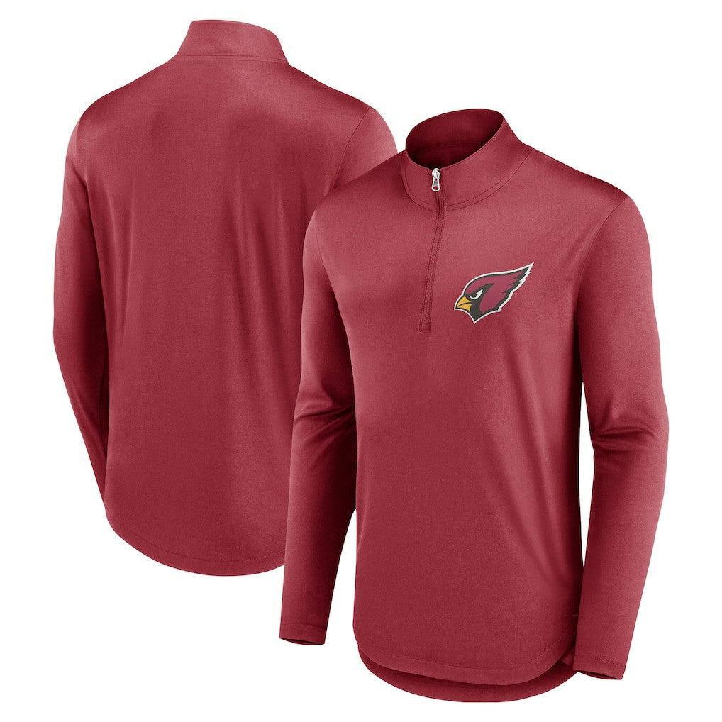 Arizona Cardinals Fanatics Quarterback Quarter-Zip Top