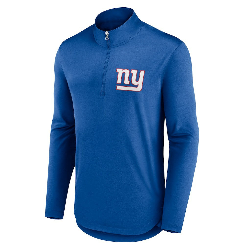 New York Giants Fanatics Quarterback Quarter-Zip Top