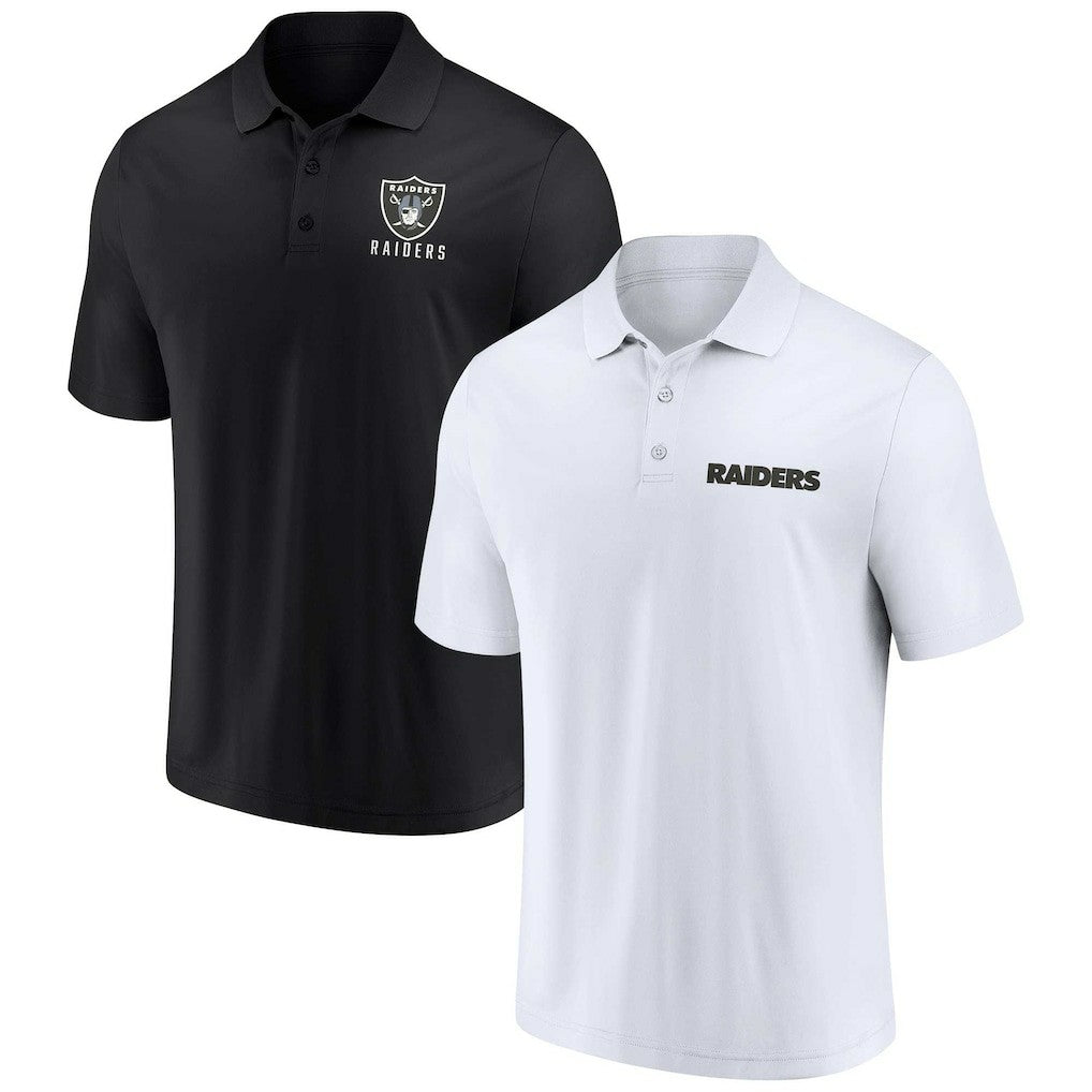 Las Vegas Raiders Fanatics Lockup Two-Pack Polo Set