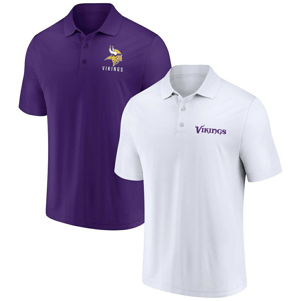 Minnesota Vikings Fanatics Lockup Two-Pack Polo Set