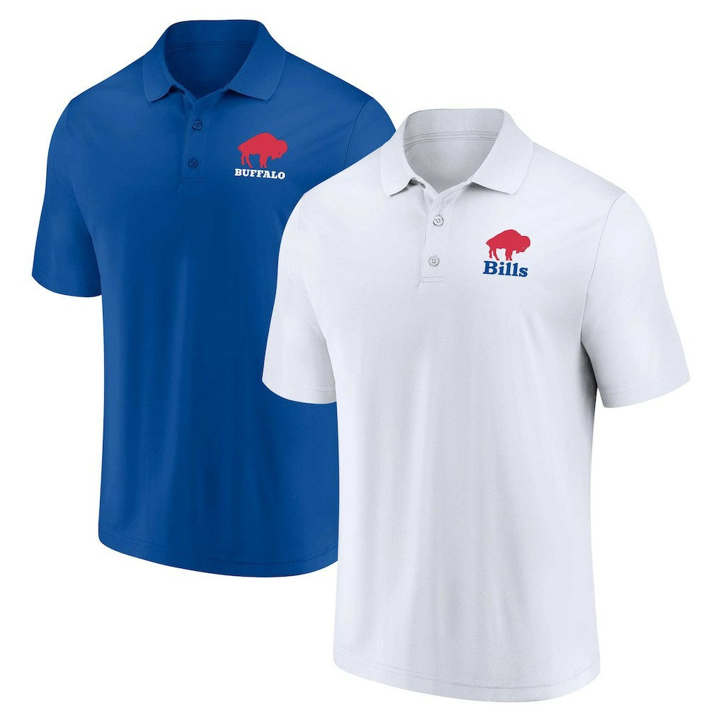 Buffalo Bills Fanatics Throwback Two-Pack Polo Set