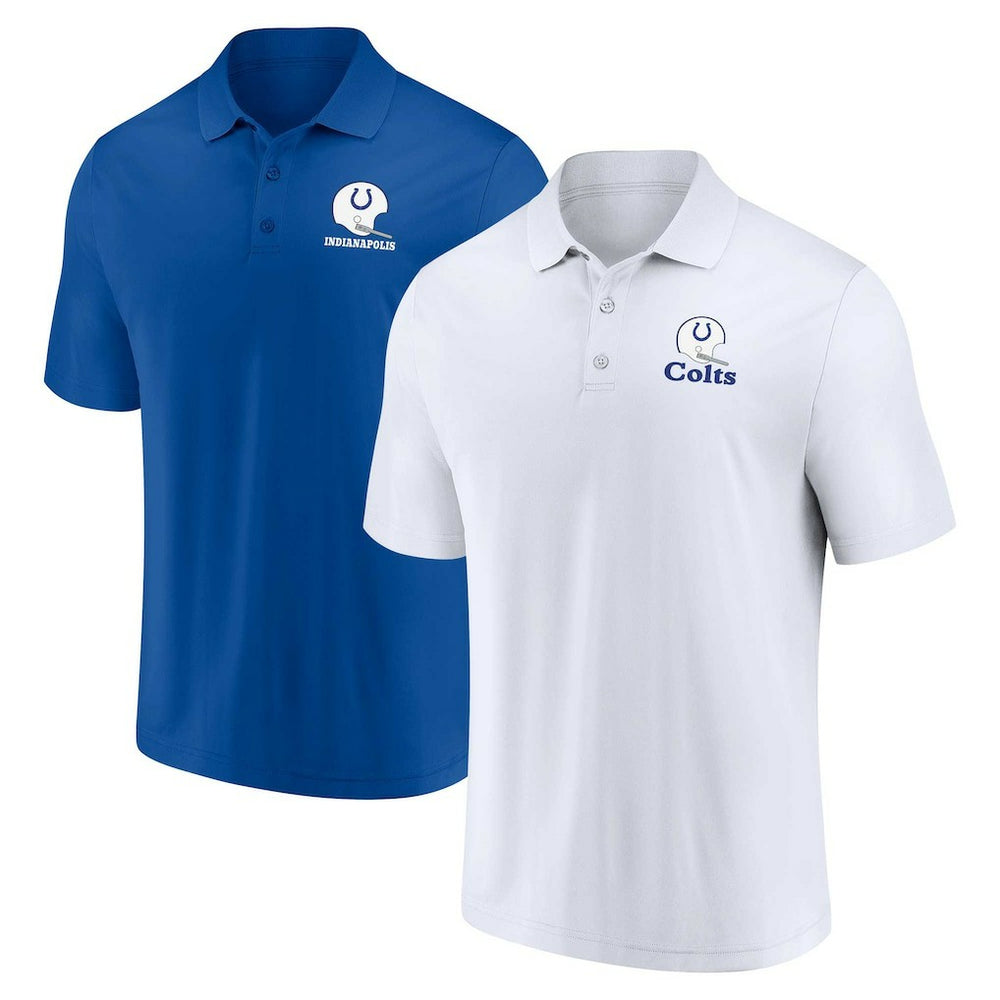 Indianapolis Colts Fanatics Throwback Two-Pack Polo Set
