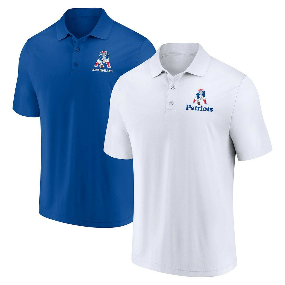 New England Patriots Fanatics Throwback Two-Pack Polo Set