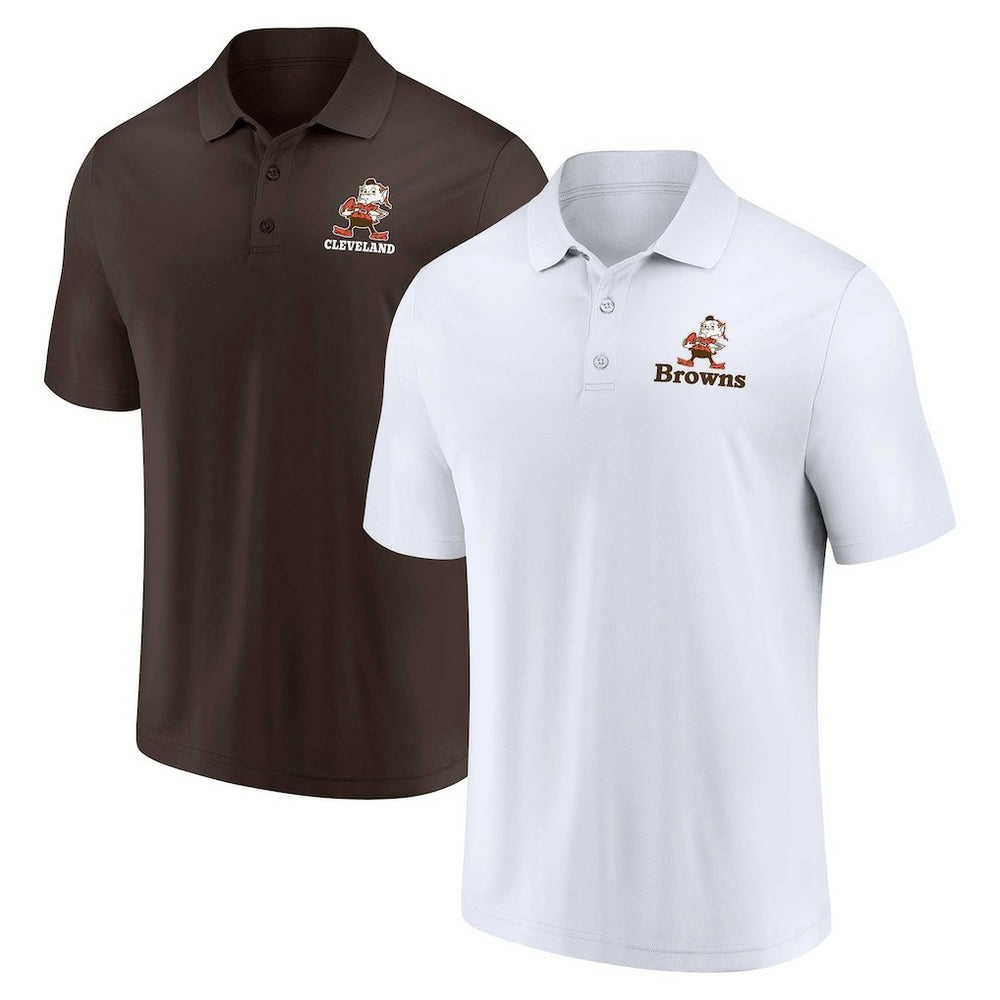 Cleveland Browns Fanatics Throwback Two-Pack Polo Set