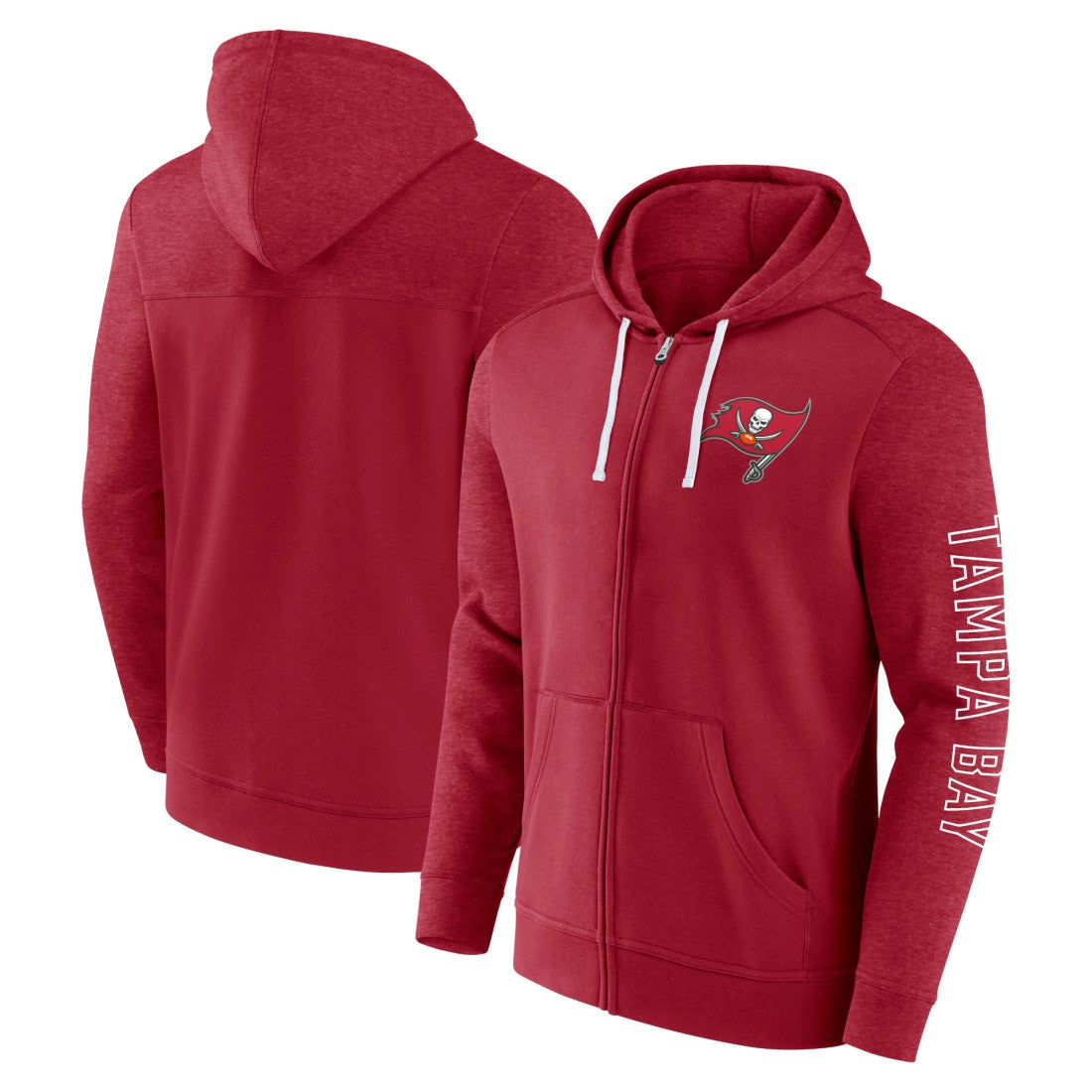 Tampa Bay Buccaneers Fanatics Offensive Lineup Hoodie Full-Zip Hoodie