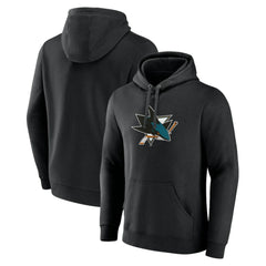 San Jose Sharks Primary Team Logo Pullover Hoodie For Sale