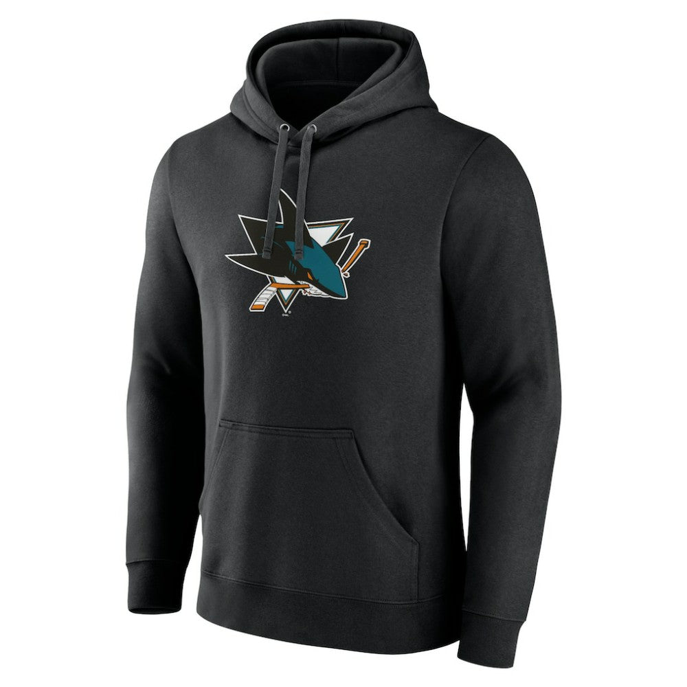 San Jose Sharks Primary Team Logo Pullover Hoodie For Sale