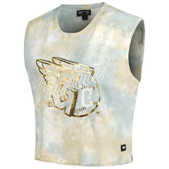 Cleveland Guardians The Wild Collective Women's Washed Muscle Tank Top | MLB Near me