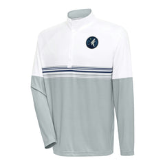 Minnesota Timberwolves Antigua Bender Quarter-Zip Pullover Top For Sale