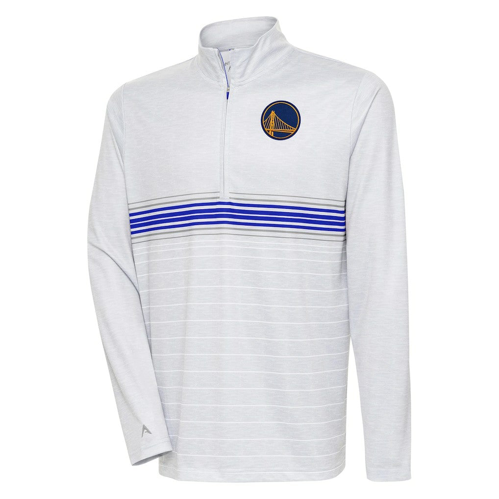 Golden State Warriors Antigua Bullseye Quarter-Zip Pullover Top sale On Sale