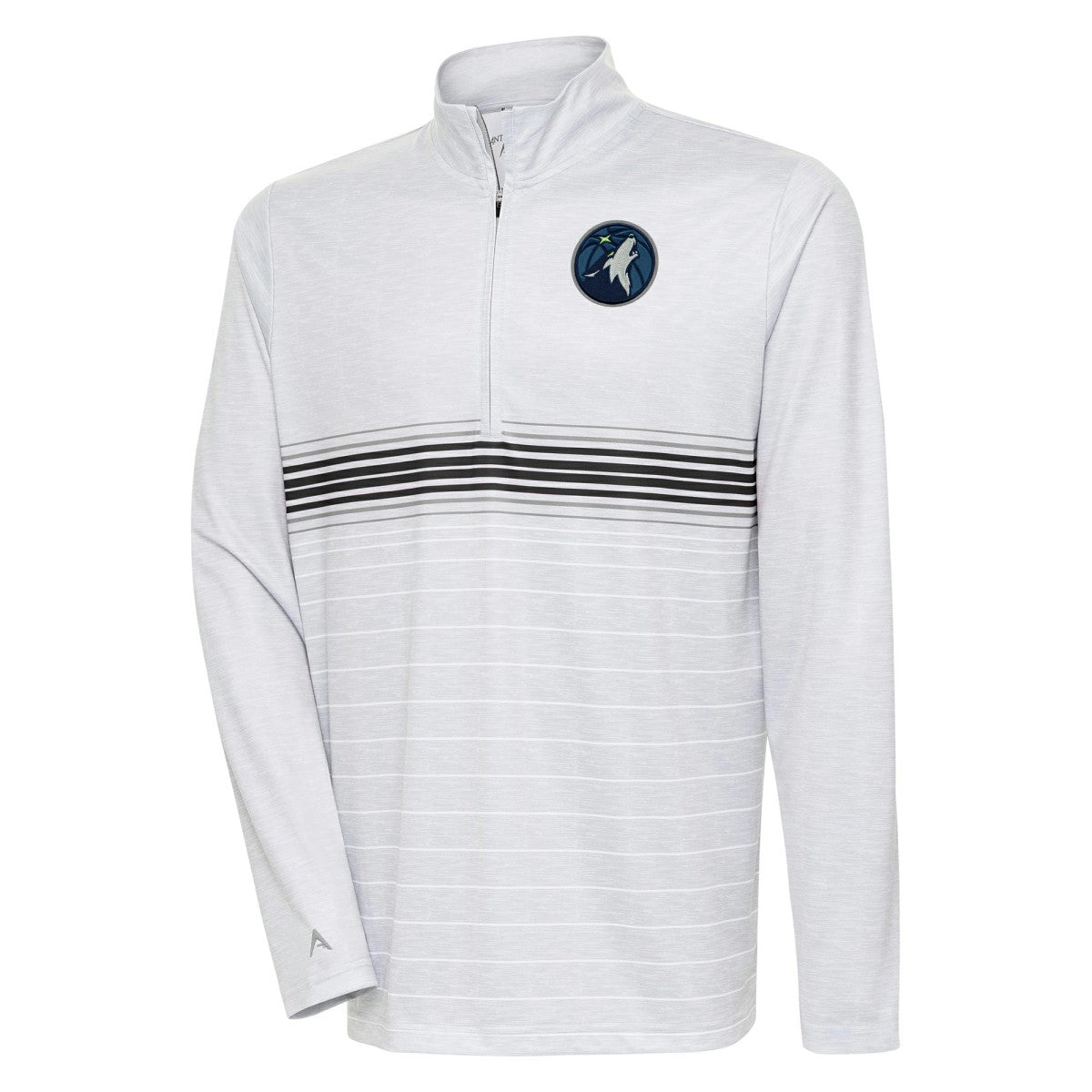 Minnesota Timberwolves Antigua Bullseye Quarter-Zip Pullover Top Outlet