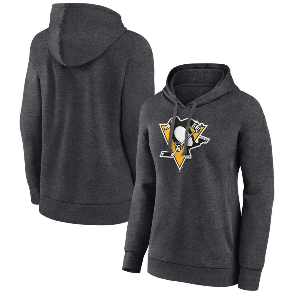 Pittsburgh Penguins Women's Primary Logo Pullover Hoodie Outlet