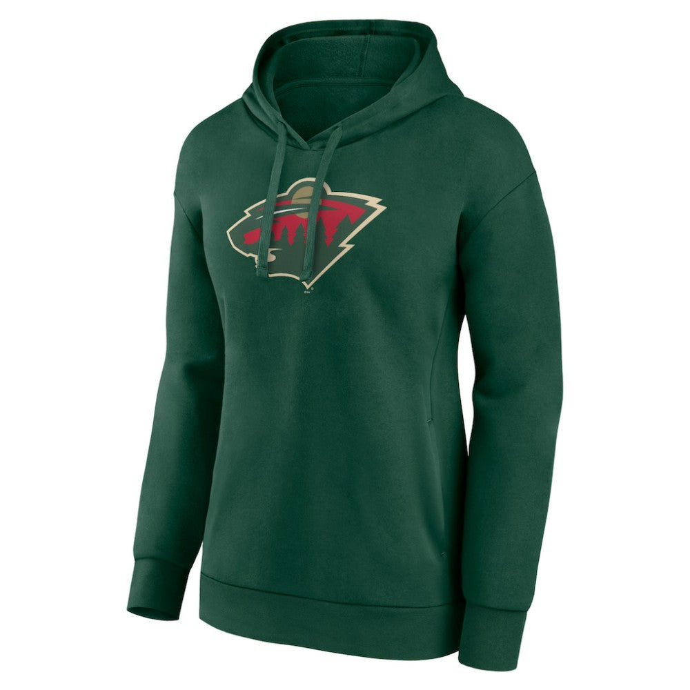 Minnesota Wild Women's Primary Logo Pullover Hoodie Online