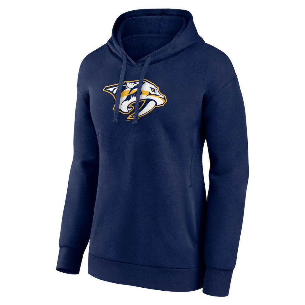 Nashville Predators Women's Primary Logo Pullover Hoodie Outlet