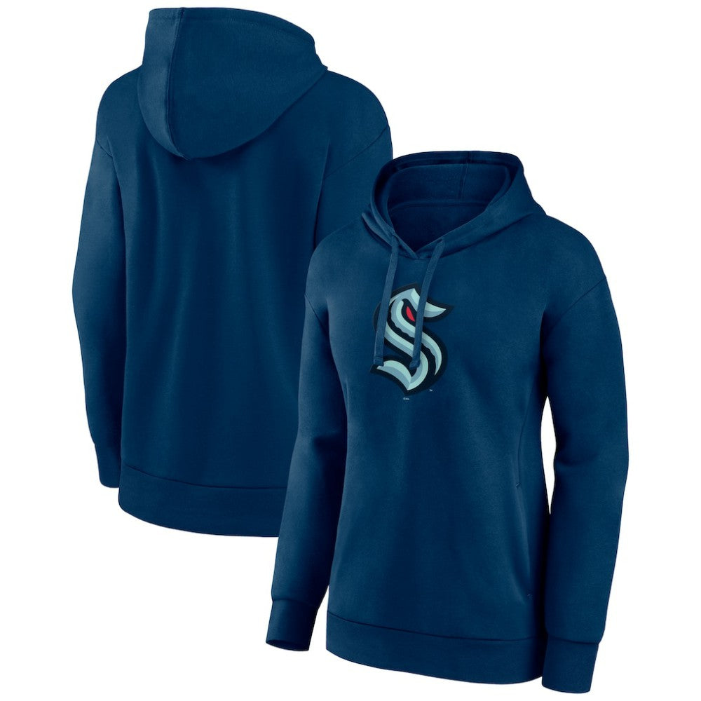 Seattle Kraken Women's Primary Logo Pullover Hoodie Discount