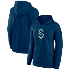 Seattle Kraken Women's Primary Logo Pullover Hoodie Discount