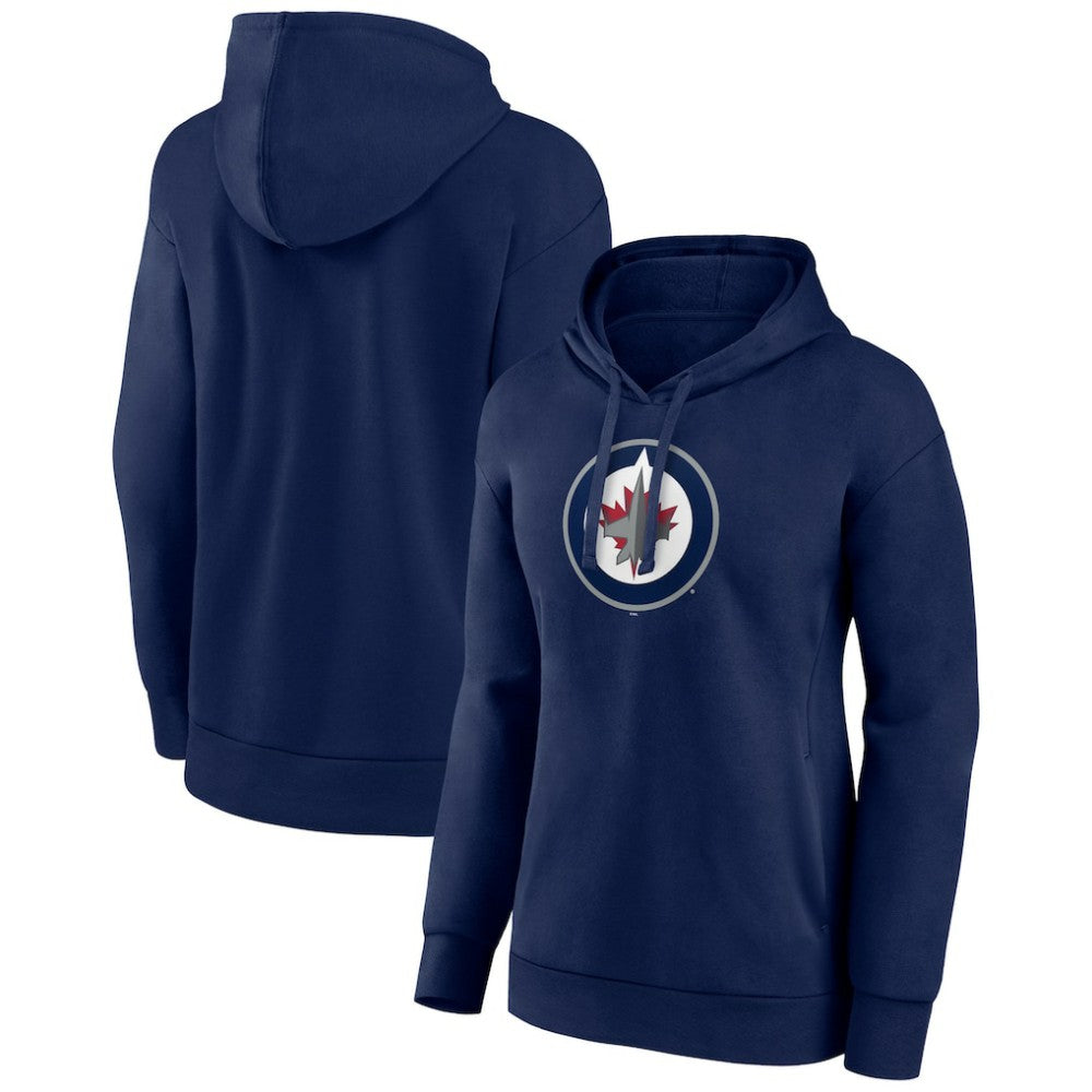 Winnipeg Jets Women's Primary Logo Pullover Hoodie For Sale